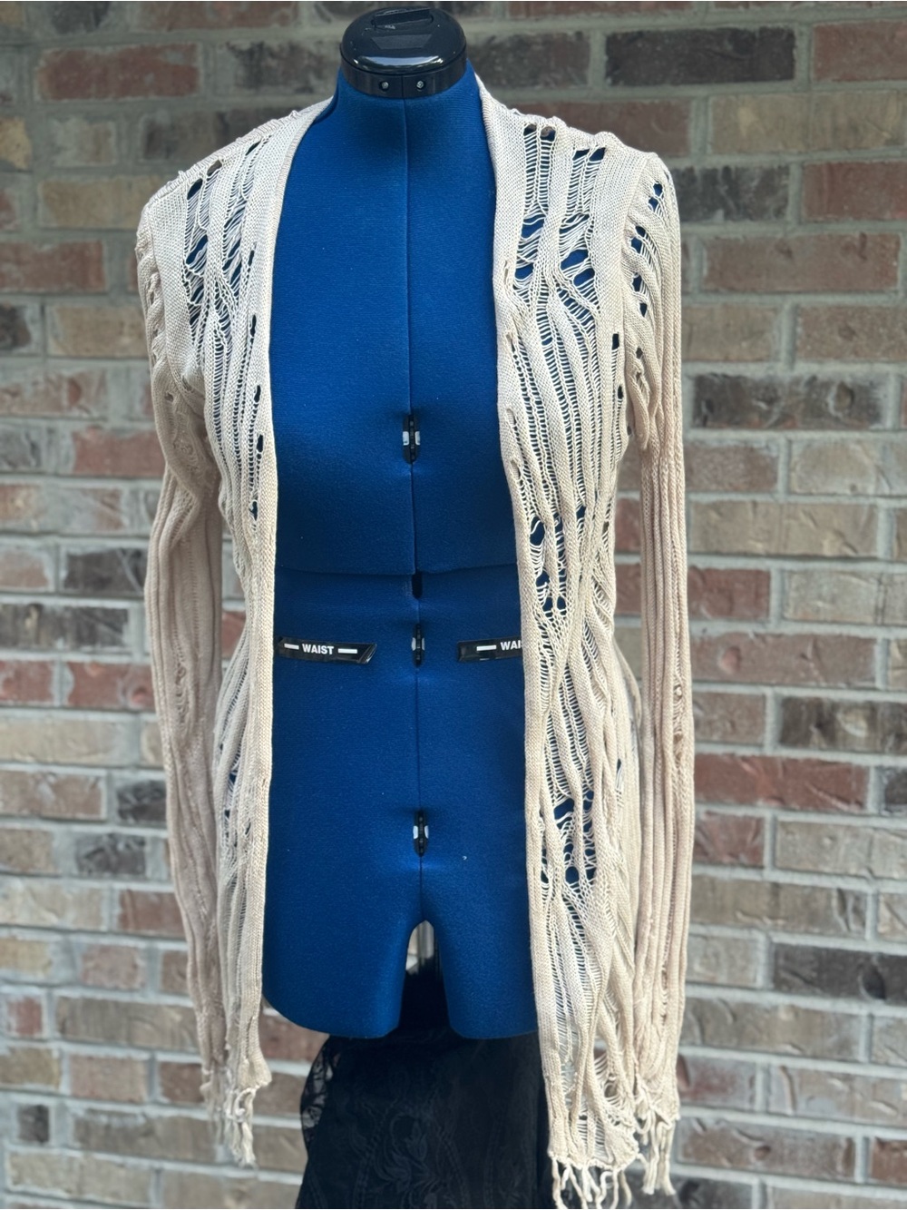Boho Day trip Fringe Knit Cardigan NWT